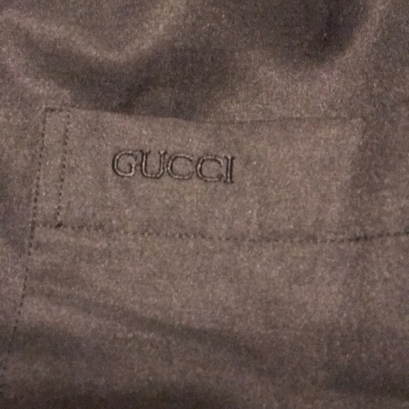 Gucci black long sleeve shirt size large 32-33 - Picture 3 of 4